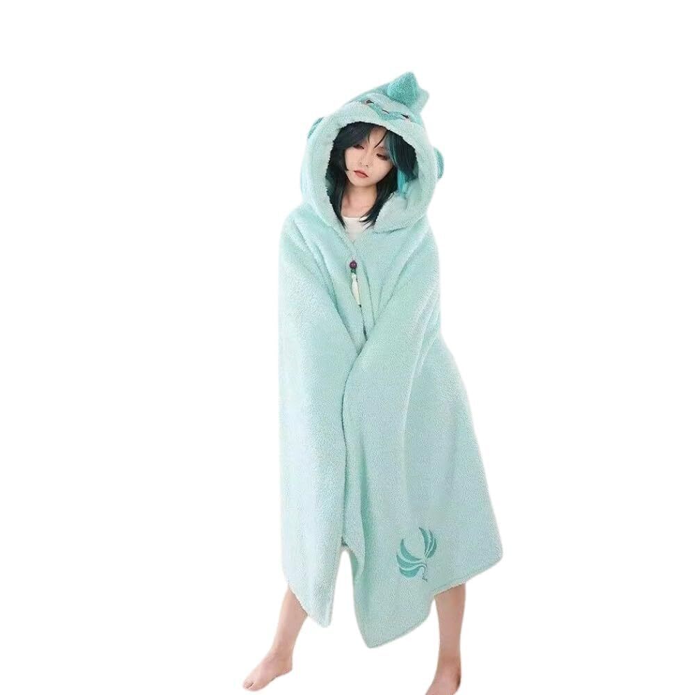 9158 Fluffy Wearable Blanket For Cosplay and Home,One SizeAccessories Not